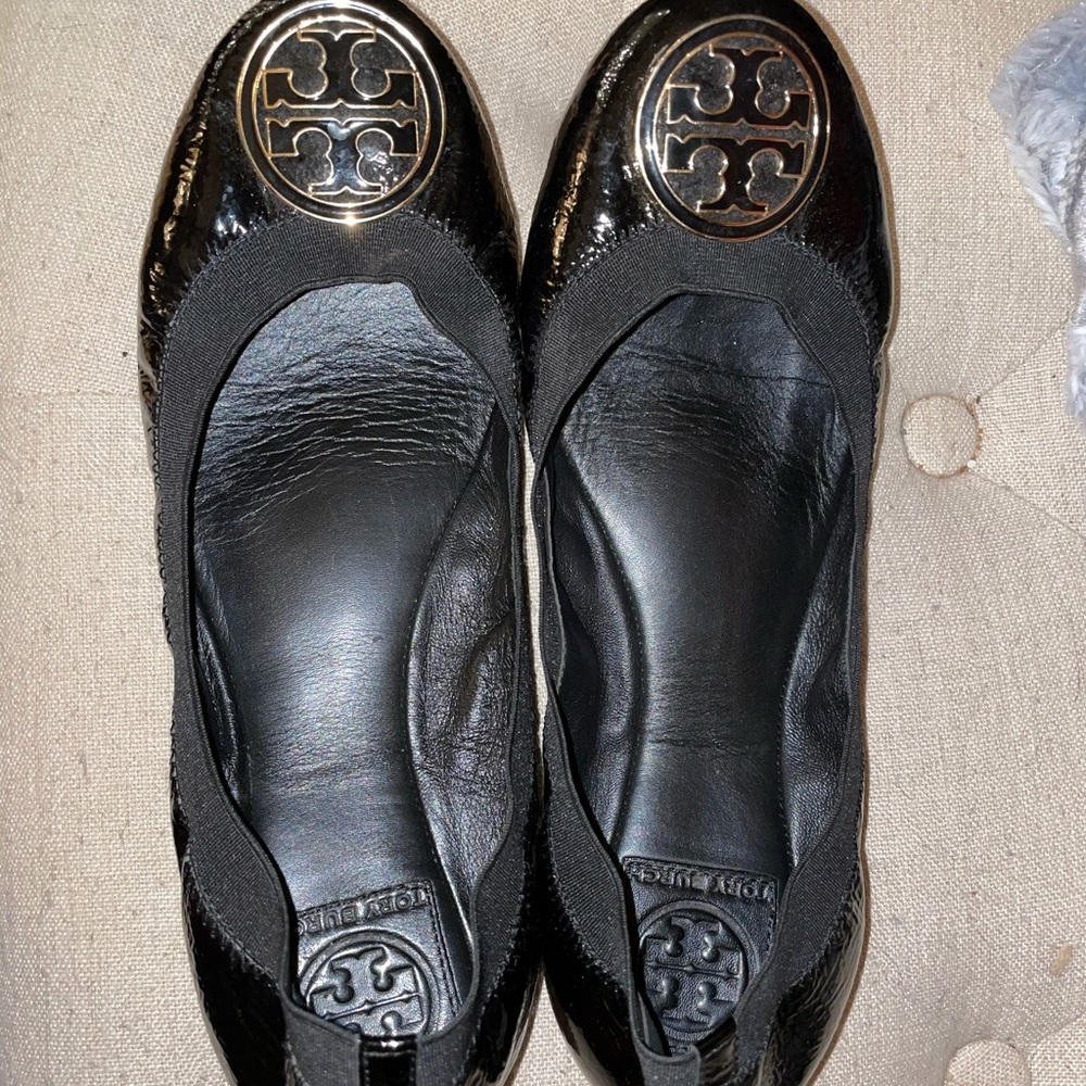 Tory Burch Reva Ballet Flat - Black - 8.5